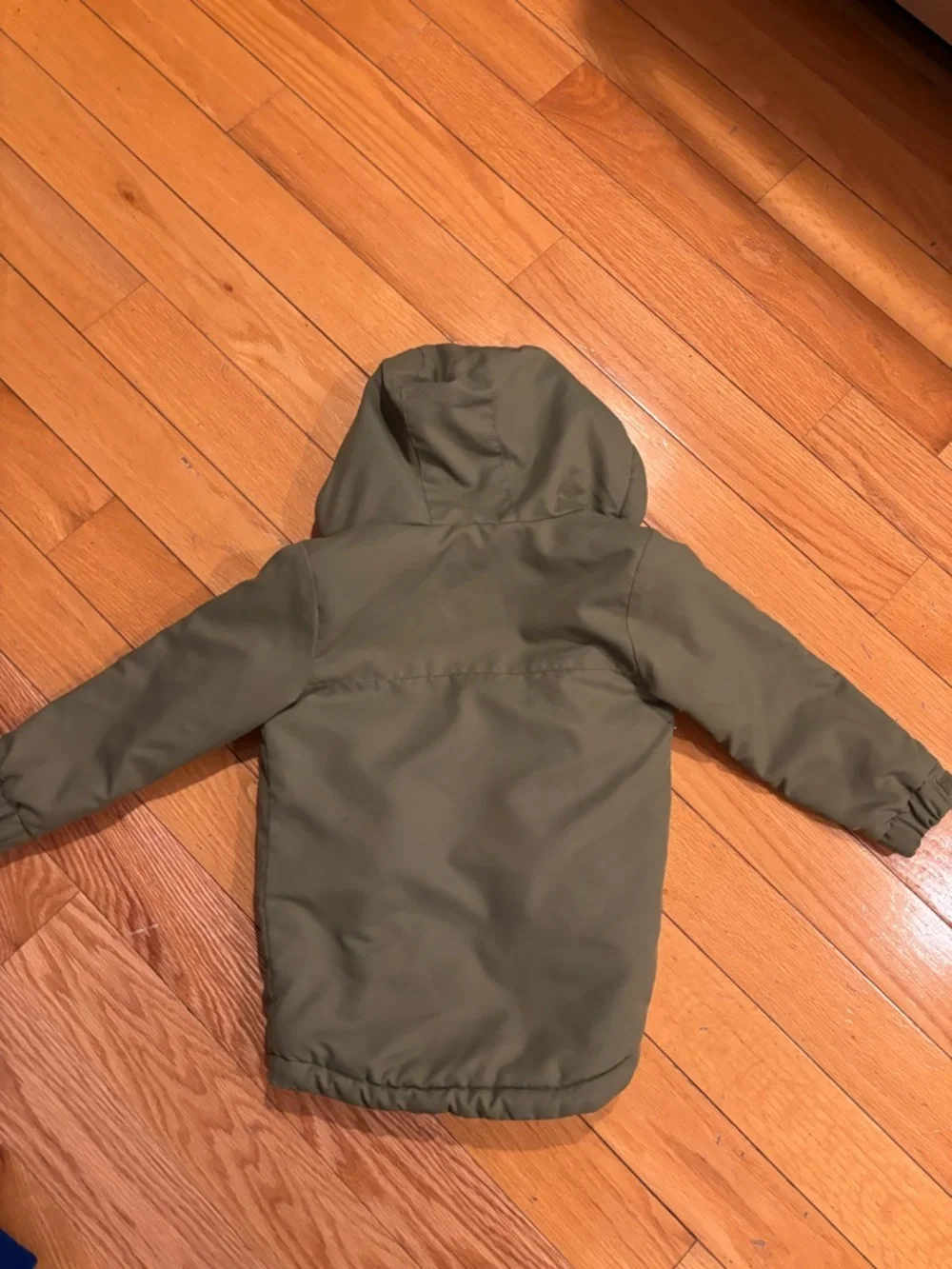 Cat & Jack Olive Green Faux-Sherpa Lined Jacket waterproof